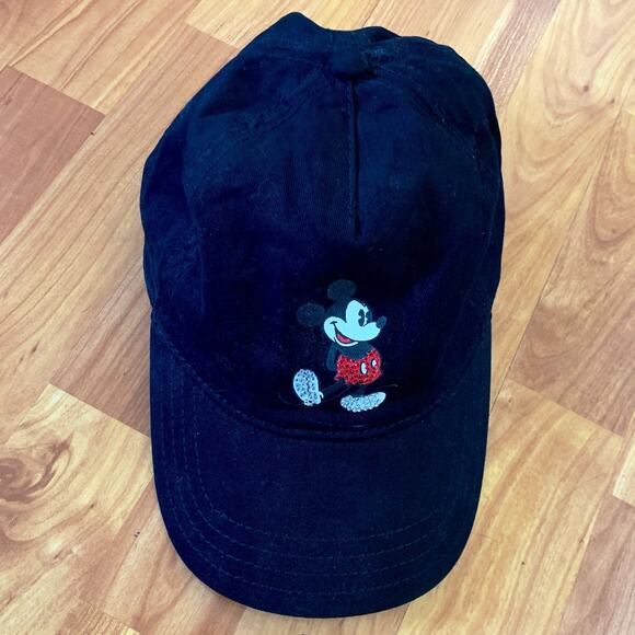 Rhynstones Mickey Mouse Black Hat - Picture 1 of 1